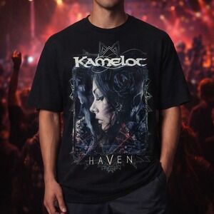 Kamelot T-Shirt Men L 2015 Haven Tour Black Tee Prog Metal Symphonic L